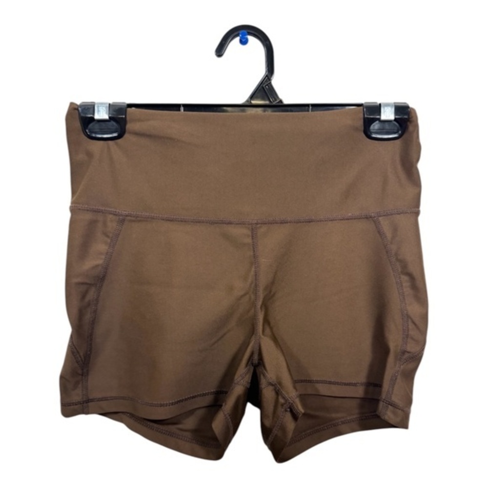 Sommer Ray Shorts Womens Size Medium Choclate Brown Spandex Althetic Running